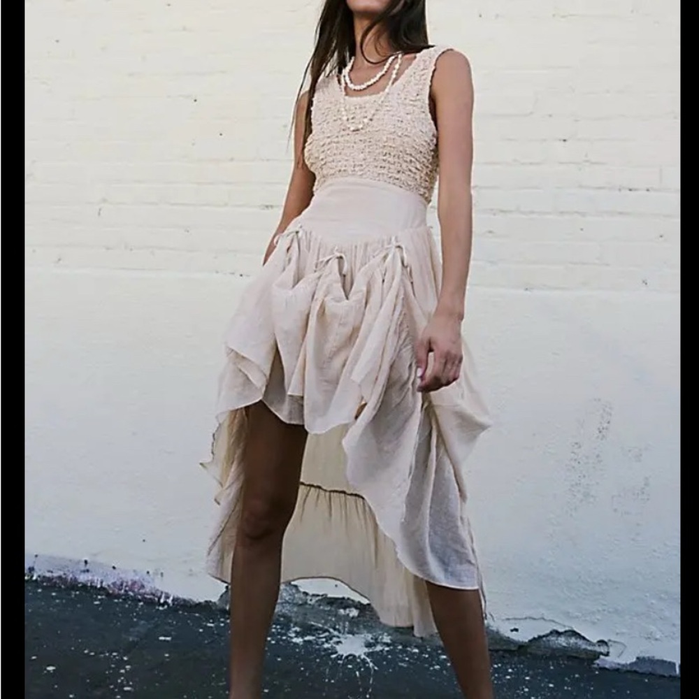 Free People Exotic Escape Convertible Maxi Dress in Semolina